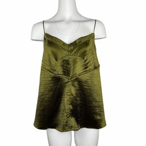Anthropologie Moulinette Soeurs Green Top Cami NWT